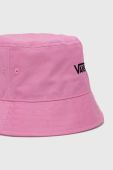 Бавовняний капелюх Vans колір рожевий з бавовни Бавовняний капелюх Vans колір рожевий з бавовни