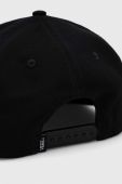 Бавовняна бейсболка Vans колір чорний