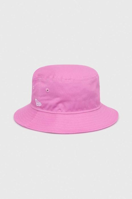 Бавовняний капелюх New Era колір рожевий з бавовни (3303715)