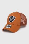 Кепка New Era колір помаранчевий з аплікацією LAS VEGAS RAIDERS Кепка New Era колір помаранчевий з аплікацією LAS VEGAS RAIDERS