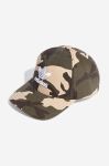 Бавовняна бейсболка adidas Originals Camo Baseball Cap колір зелений візерунок H46980-green Бавовняна бейсболка adidas Originals Camo Baseball Cap колір зелений візерунок H46980-green