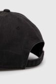 Бавовняна бейсболка American Needle Manhattan колір чорний з аплікацією