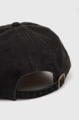 Бавовняна бейсболка American Needle California колір чорний з аплікацією Бавовняна бейсболка American Needle California колір чорний з аплікацією