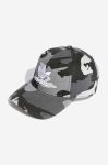 Бавовняна бейсболка adidas Originals Camo Baseball Cap колір сірий візерунок IB9195-grey Бавовняна бейсболка adidas Originals Camo Baseball Cap колір сірий візерунок IB9195-grey