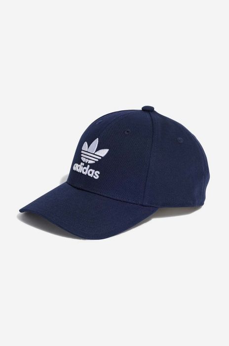 Бавовняна бейсболка adidas Originals колір синій візерунок IB9967-navy Бавовняна бейсболка adidas Originals колір синій візерунок IB9967-navy