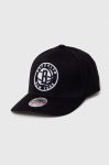 Кепка з домішкою вовни Mitchell&Ness Brooklyn Nets колір чорний з аплікацією (3287304) Кепка з домішкою вовни Mitchell&Ness Brooklyn Nets колір чорний з аплікацією (3287304)