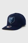 Кепка з домішкою вовни Mitchell&Ness Memphis Grizzlies колір синій з аплікацією Кепка з домішкою вовни Mitchell&Ness Memphis Grizzlies колір синій з аплікацією