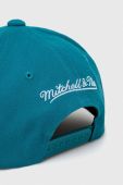 Кепка з домішкою вовни Mitchell&Ness Charlotte Hornets колір бірюзовий з аплікацією Кепка з домішкою вовни Mitchell&Ness Charlotte Hornets колір бірюзовий з аплікацією