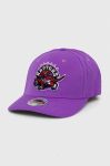 Кепка з домішкою вовни Mitchell&Ness Toronto Raptors колір фіолетовий з аплікацією Кепка з домішкою вовни Mitchell&Ness Toronto Raptors колір фіолетовий з аплікацією