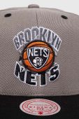 Кепка Mitchell&Ness Brooklyn Nets колір сірий з аплікацією Кепка Mitchell&Ness Brooklyn Nets колір сірий з аплікацією
