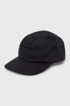 Бавовняна бейсболка adidas Originals Adicolor Five-Panel Cap колір чорний однотонна H34573-BLACK Бавовняна бейсболка adidas Originals Adicolor Five-Panel Cap колір чорний однотонна H34573-BLACK