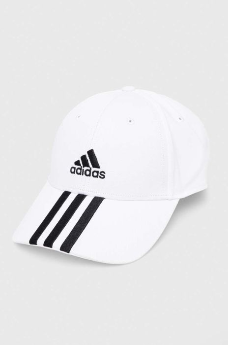 Кепка adidas Performance колір білий з аплікацією Кепка adidas Performance колір білий з аплікацією