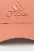 Бавовняна бейсболка adidas Performance колір помаранчевий з аплікацією