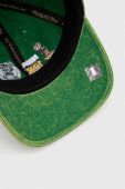 Бавовняна бейсболка Mitchell&Ness Boston Celtics колір зелений з аплікацією Бавовняна бейсболка Mitchell&Ness Boston Celtics колір зелений з аплікацією