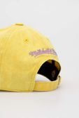 Бавовняна бейсболка Mitchell&Ness Los Angeles Lakers колір жовтий з аплікацією Бавовняна бейсболка Mitchell&Ness Los Angeles Lakers колір жовтий з аплікацією