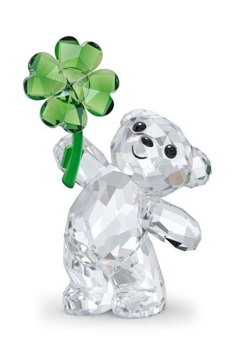 Декорація Swarovski Kris Bear Lucky Charm колір прозорий Декорація Swarovski Kris Bear Lucky Charm колір прозорий