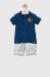 Дитячий бавовняний комплект Guess колір блакитний (3008579)