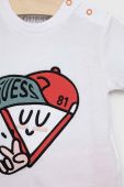Дитячий бавовняний комплект Guess колір білий (3027673) Дитячий бавовняний комплект Guess колір білий (3027673)