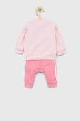Cпортивний костюм для немовлят adidas I BOS LOGO колір рожевий Cпортивний костюм для немовлят adidas I BOS LOGO колір рожевий