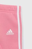Cпортивний костюм для немовлят adidas I BOS LOGO колір рожевий Cпортивний костюм для немовлят adidas I BOS LOGO колір рожевий