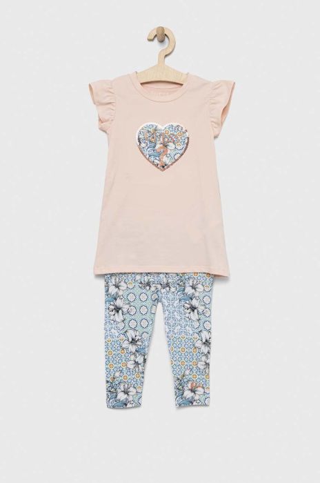 Дитячий комплект Guess колір помаранчевий Дитячий комплект Guess колір помаранчевий