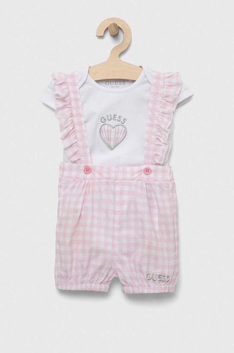 Комплект для немовлят Guess колір рожевий (3170099) Комплект для немовлят Guess колір рожевий (3170099)