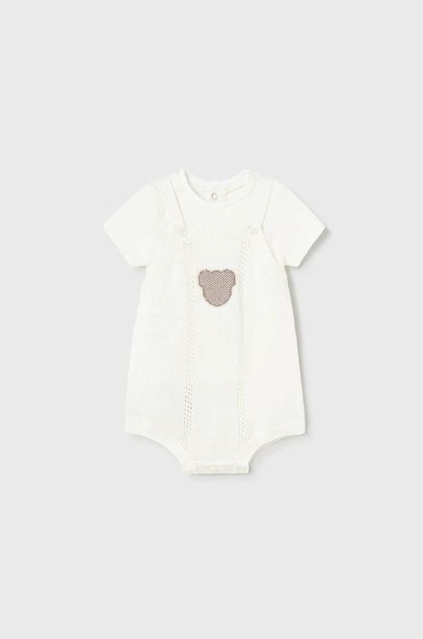 Комплект Mayoral Newborn колір бежевий Комплект Mayoral Newborn колір бежевий