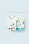 Комплект для немовлят Mayoral Newborn 2-pack колір бірюзовий (2983898)