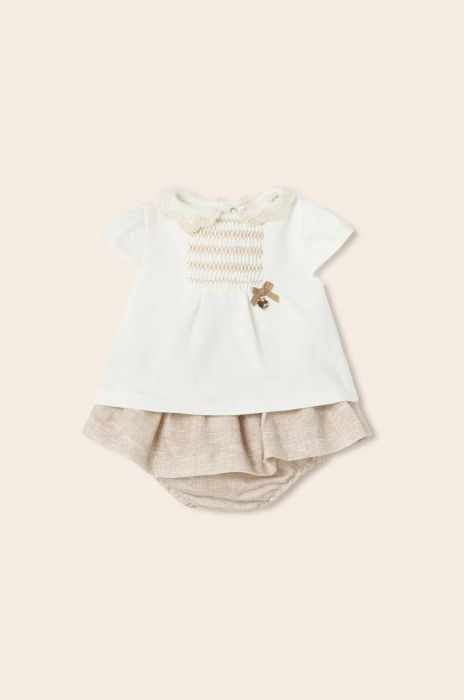 Комплект для немовлят Mayoral Newborn колір бежевий (3112438) Комплект для немовлят Mayoral Newborn колір бежевий (3112438)