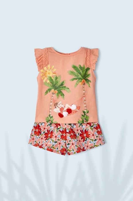 Дитячий бавовняний комплект Mayoral колір помаранчевий (2933533) Дитячий бавовняний комплект Mayoral колір помаранчевий (2933533)