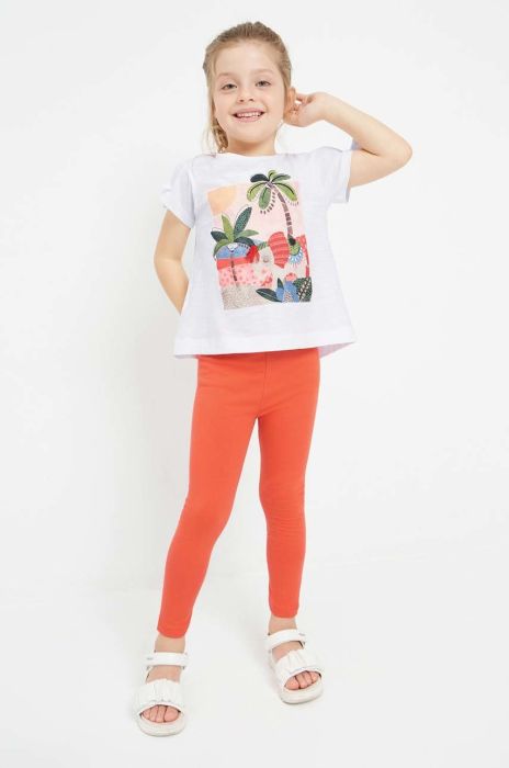 Дитячий бавовняний комплект Mayoral колір помаранчевий (2954006) Дитячий бавовняний комплект Mayoral колір помаранчевий (2954006)