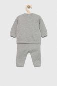 Дитячий бавовняний костюм United Colors of Benetton колір сірий (2983980)