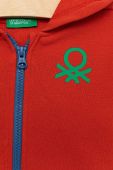 Дитячий бавовняний спортивний костюм United Colors of Benetton колір червоний (3051867)