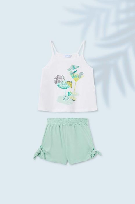 Дитячий бавовняний комплект Mayoral колір бірюзовий (2954204) Дитячий бавовняний комплект Mayoral колір бірюзовий (2954204)