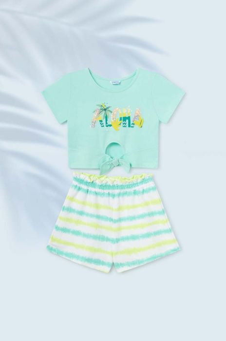 Дитячий бавовняний комплект Mayoral колір бірюзовий (2954275) Дитячий бавовняний комплект Mayoral колір бірюзовий (2954275)