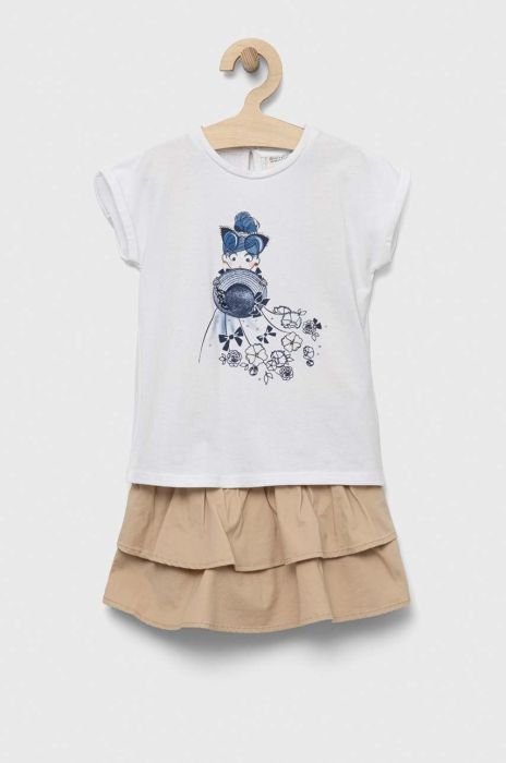 Комплект для немовлят Birba&Trybeyond колір бежевий Комплект для немовлят Birba&Trybeyond колір бежевий