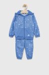 Дитячий спортивний костюм adidas I BLUV SHINY колір блакитний