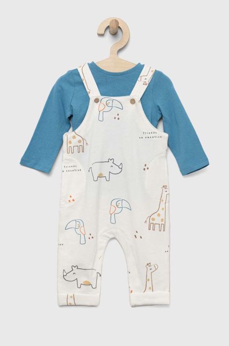 Дитячий бавовняний комплект OVS колір блакитний (3122624) Дитячий бавовняний комплект OVS колір блакитний (3122624)