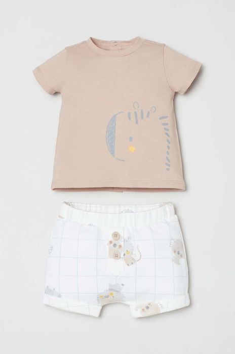 Дитячий бавовняний комплект OVS колір фіолетовий (3291496) Дитячий бавовняний комплект OVS колір фіолетовий (3291496)