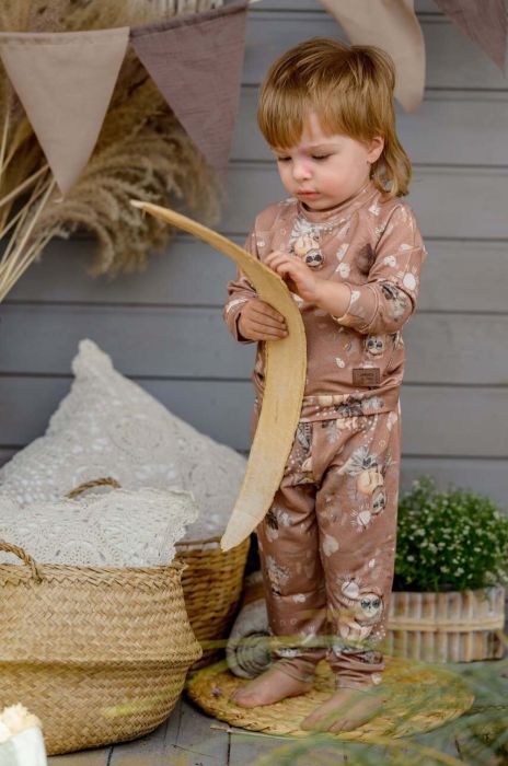 Cпортивний костюм для немовлят Jamiks колір бежевий (2969006) Cпортивний костюм для немовлят Jamiks колір бежевий (2969006)