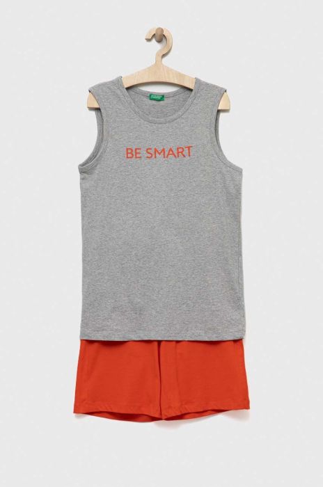 Дитячий комплект United Colors of Benetton колір сірий (3291522) Дитячий комплект United Colors of Benetton колір сірий (3291522)