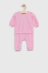 Cпортивний костюм для немовлят United Colors of Benetton колір рожевий Cпортивний костюм для немовлят United Colors of Benetton колір рожевий