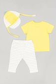 Дитячий бавовняний комплект zippy колір жовтий (3064556) Дитячий бавовняний комплект zippy колір жовтий (3064556)