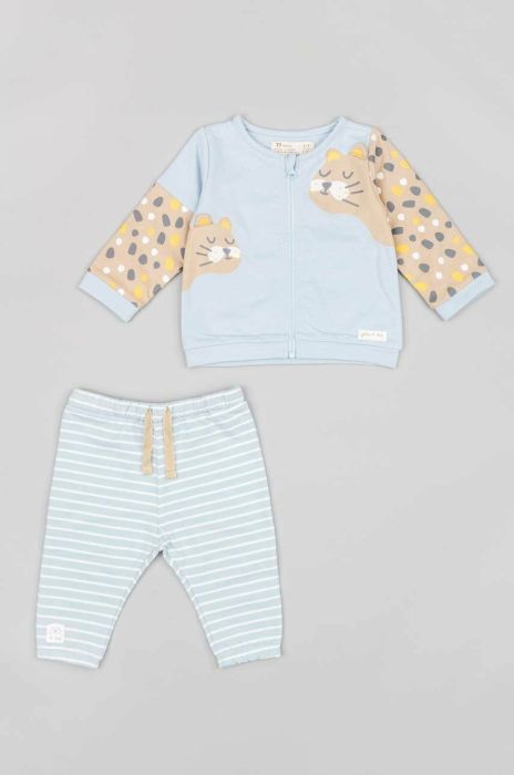 Комплект для немовлят zippy колір блакитний