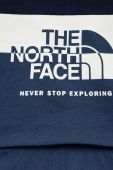 Дитячий бавовняний комплект The North Face колір синій