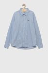 Дитяча бавовняна сорочка Pepe Jeans колір блакитний (3238138)