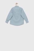 Дитяча сорочка Pepe Jeans Non-denim колір блакитний Дитяча сорочка Pepe Jeans Non-denim колір блакитний