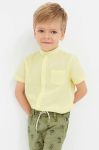 Дитяча сорочка Mayoral колір жовтий