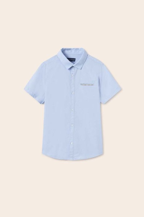 Дитяча бавовняна сорочка Mayoral колір блакитний (2965075)