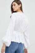 Блузка Guess жіноча колір білий з аплікацією